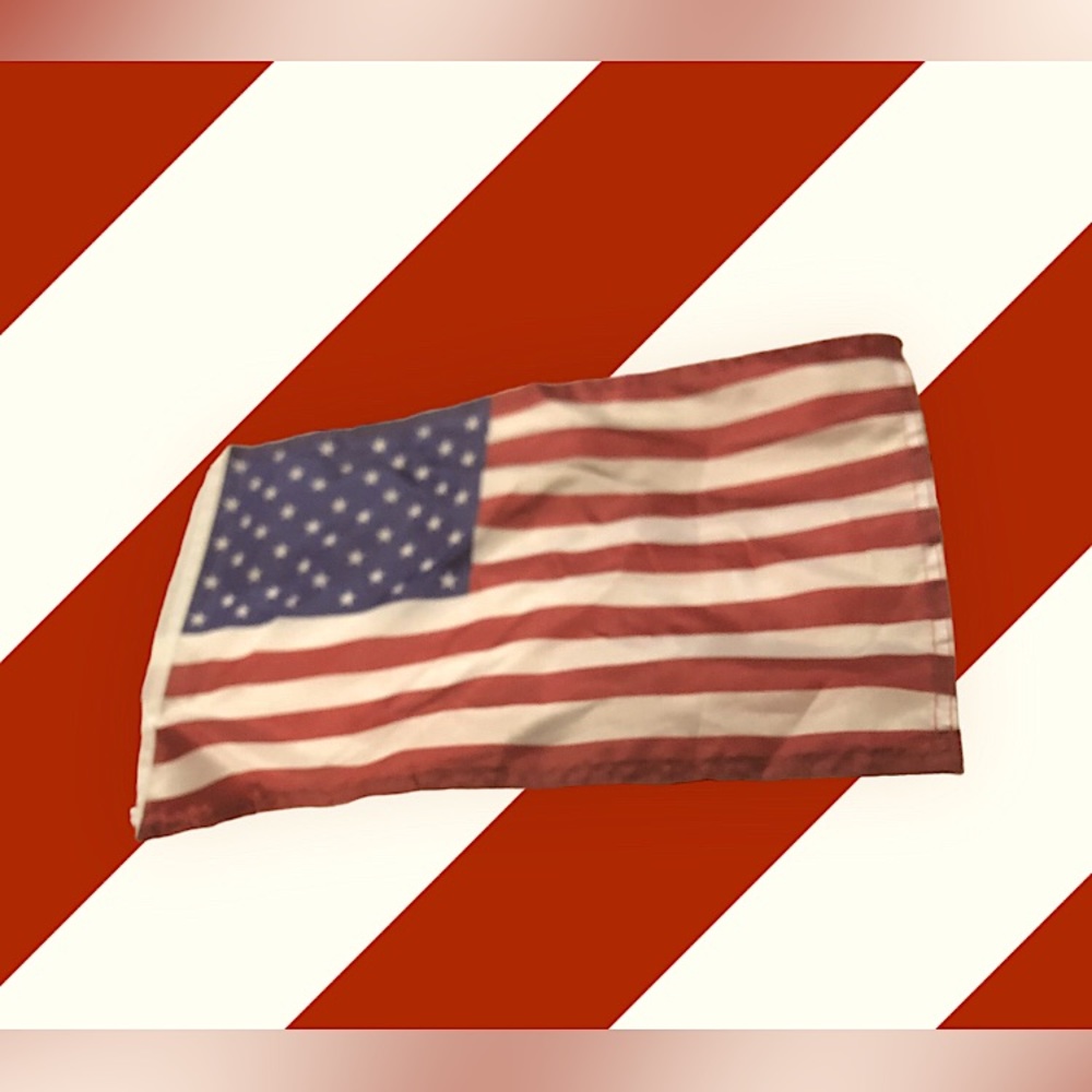 American flag never been used